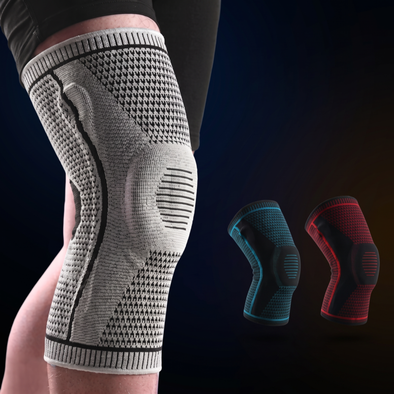 Genouillère de Compression Sportive - Maintien Rotulien & Ménisque