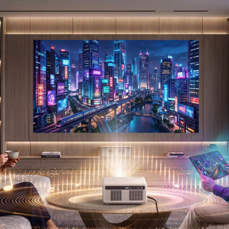 Vidéoprojecteur LED 4K BYINTEK Love 5 U14 Pro Projecteur Connecté Intelligent Full HD 1080P