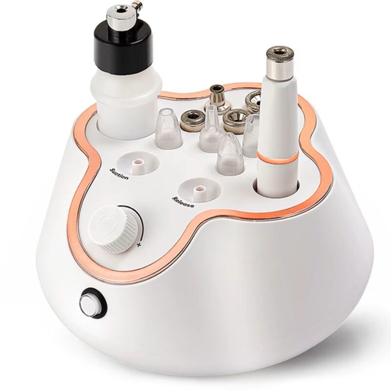 Appareil de Microdermoabrasion Professionnel au Diamant 3-en-1 Teint Éclatant & Peau Neuve