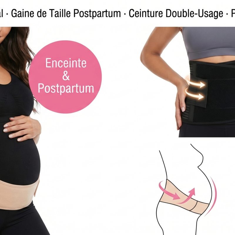 Ceinture de Soutien Abdominale de Maternité Réglable