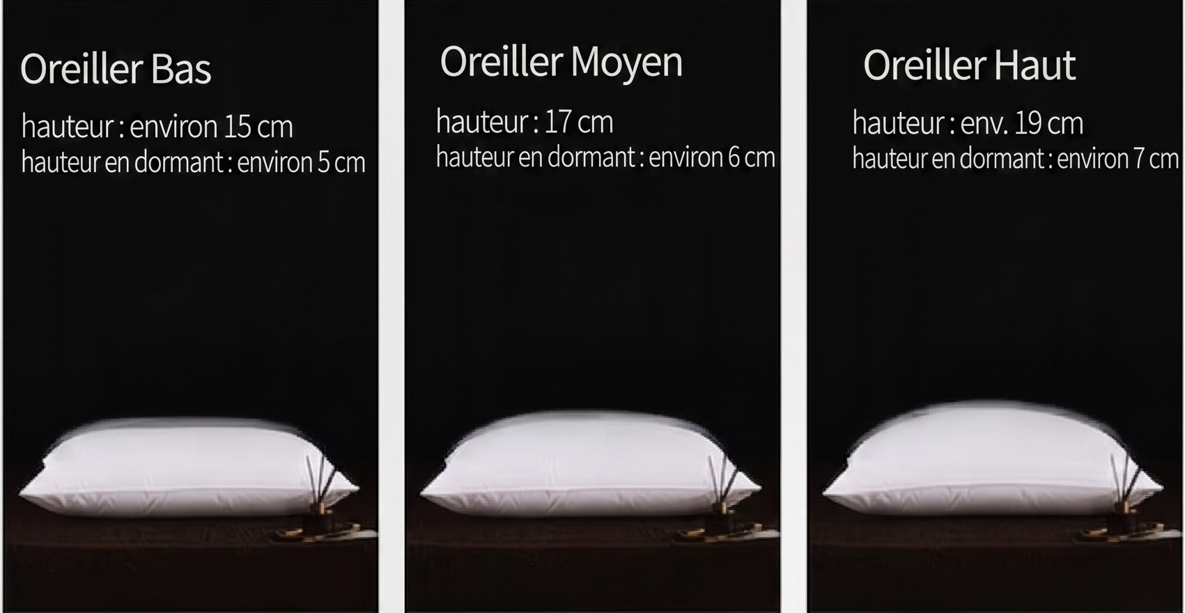 Oreiller de Palace Grand Confort Effet Duvet d’Oie – Image 2
