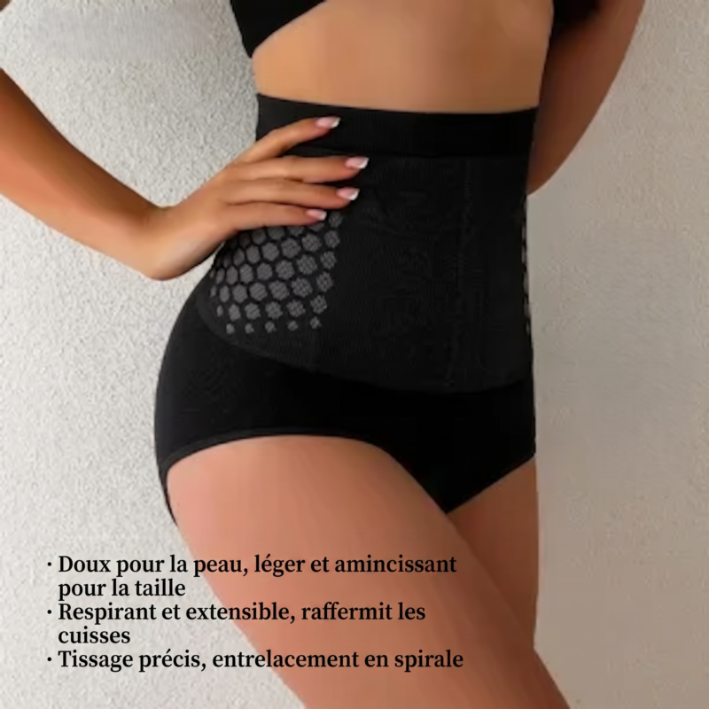 Culotte Gainante Ventre Plat Taille Haute Sans Couture – Gaine Sculptante Femme1