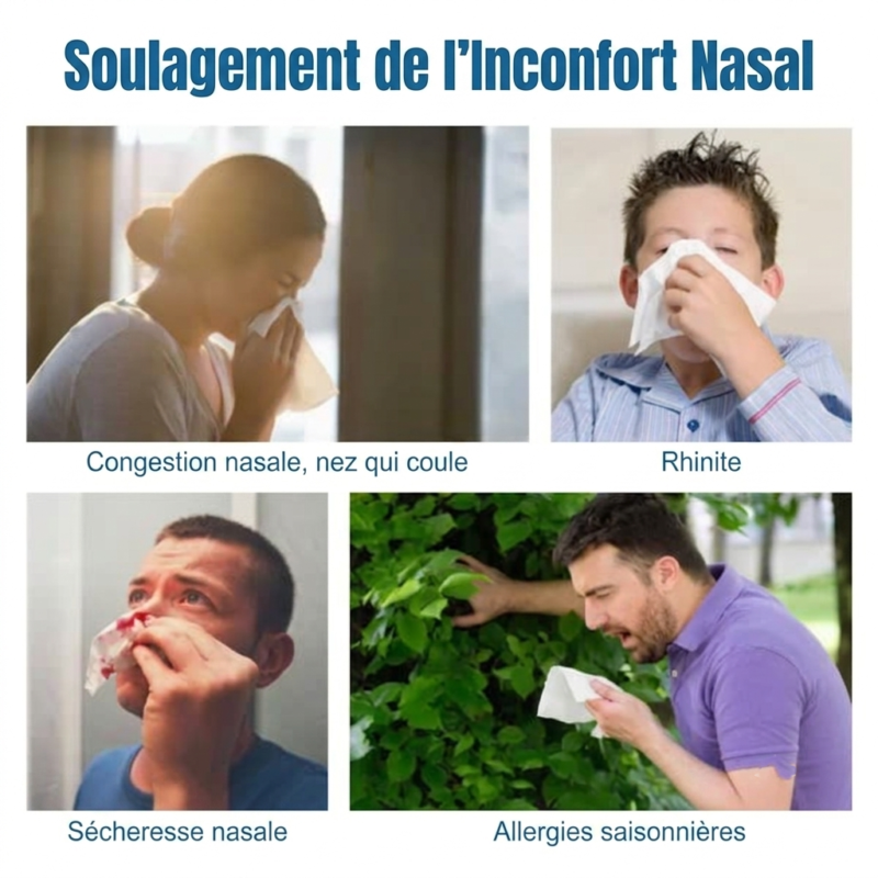 Kit Lave-Nez et Irrigateur Nasal Adulte & Enfant – Flacon Rinçage Sinus Pot Neti 500ml