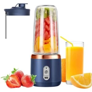 Mini Blender Portable USB (400ml) Mixeur Électrique pour Smoothies, Jus