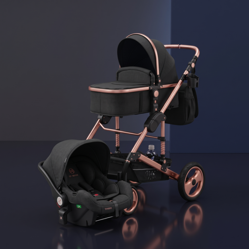 Poussette 3-en-1 Modulable