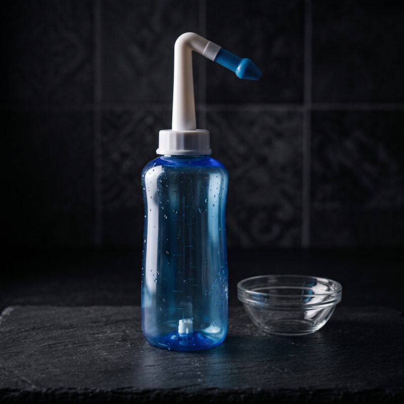 Kit Lave-Nez et Irrigateur Nasal 500 ml - Adulte & Enfant
